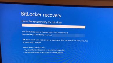 Lost BitLocker Recovery Key