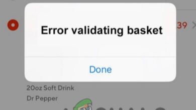 Doordash Error Validating Basket