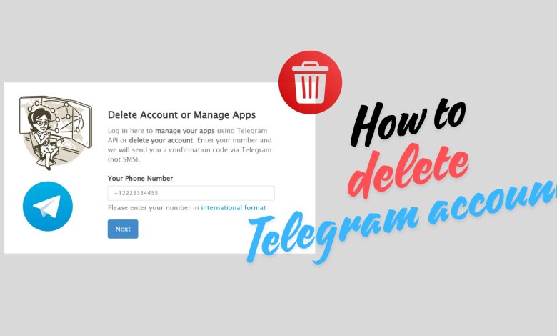 How to delete Telegram account