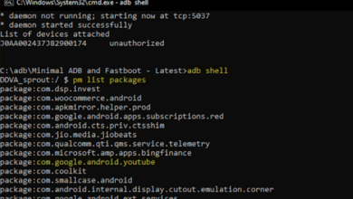 Uninstall apps using ADB