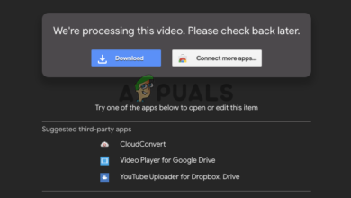 fix Google drive video is still processing